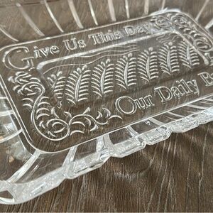 Clear Glass Bread Tray